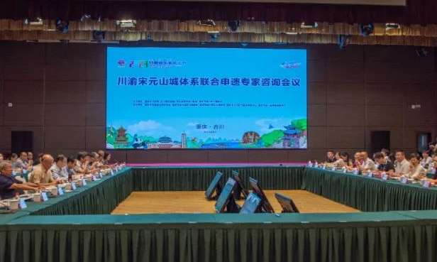The expert consultation meeting on the joint application for World Heritage status of the mountain city system in Sichuan and Chongqing during the Song and Yuan Dynasties was successfully held in Hechuan.
