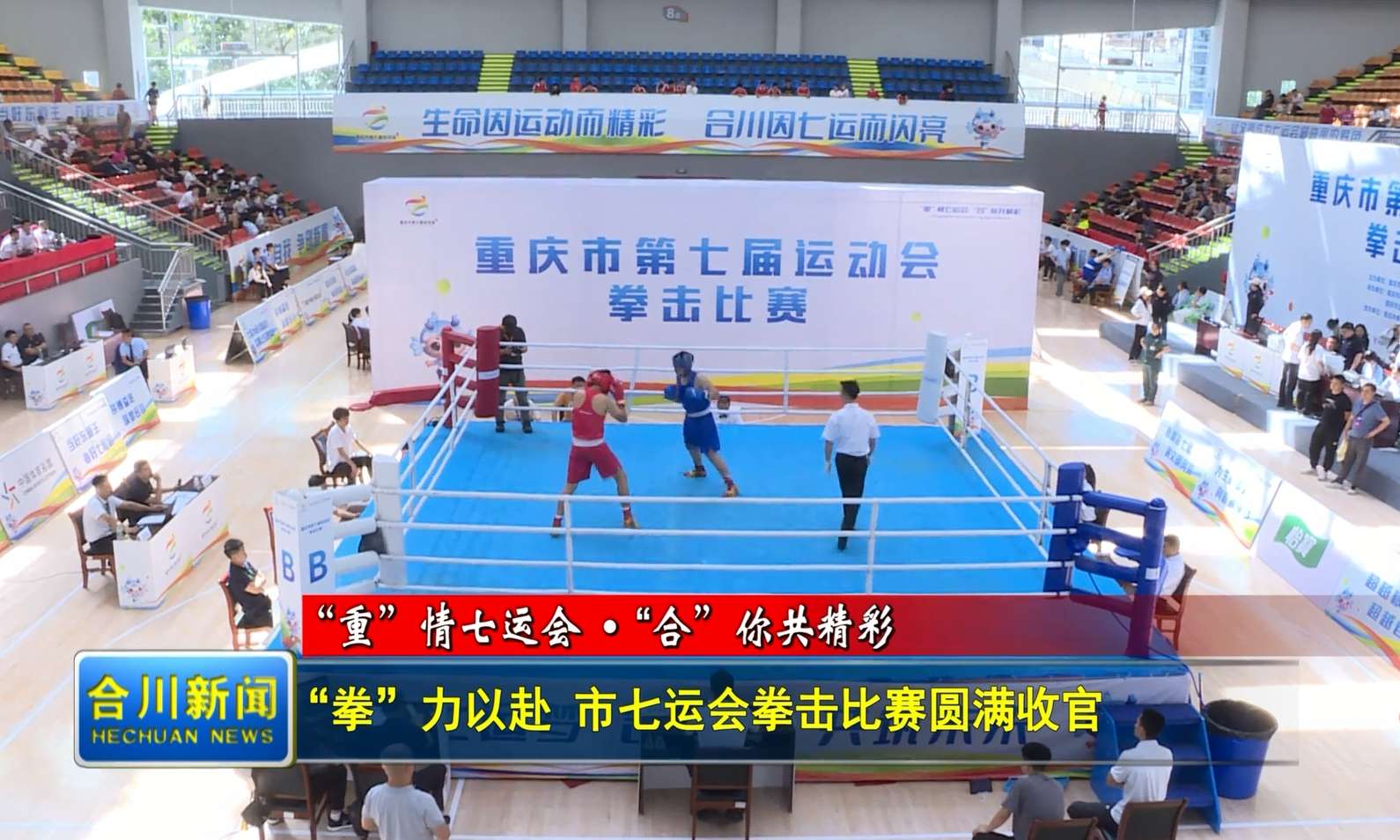 “拳”力以赴 市七运会拳击比赛圆满收官