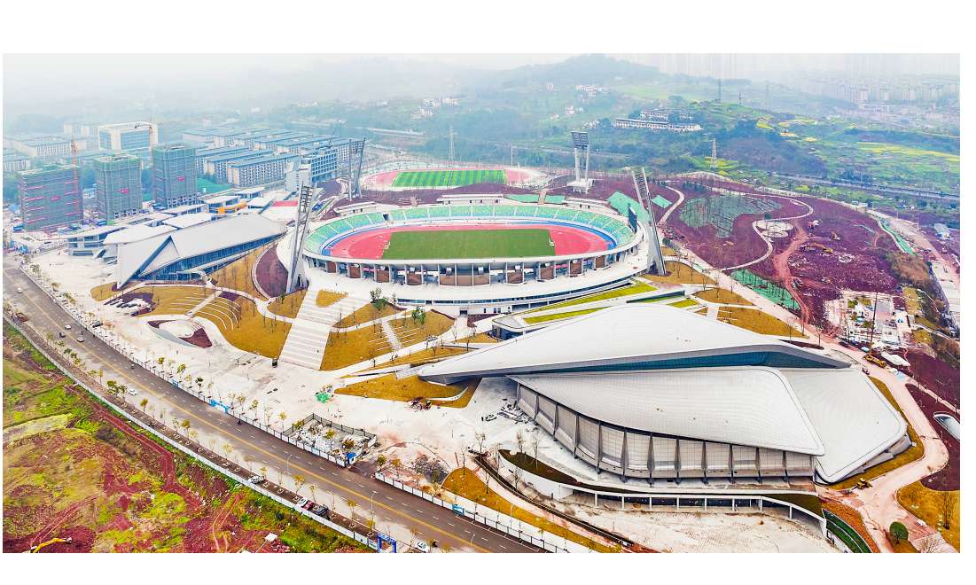市七运会场馆加紧建设
