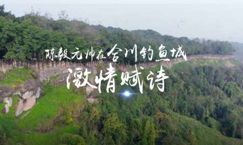 陈毅元帅在合川钓鱼城激情赋诗